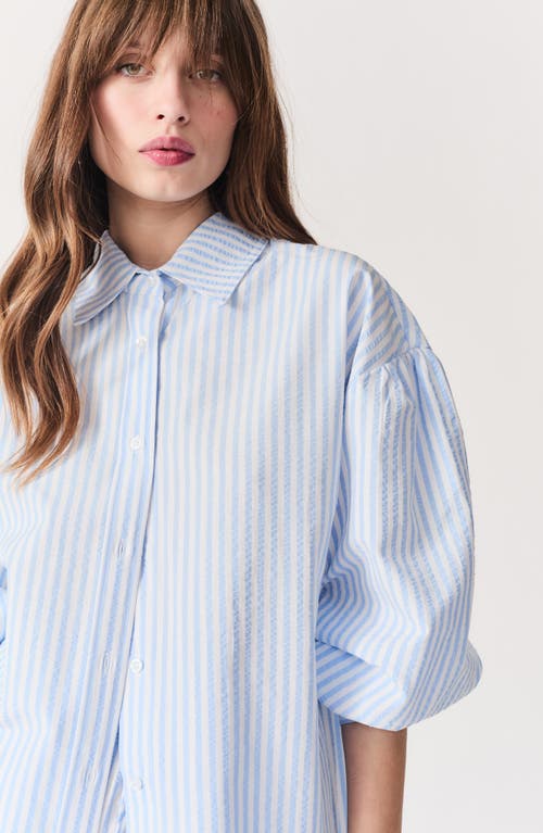 DELUC DELUC STRIPE BUTTON-UP SHIRT