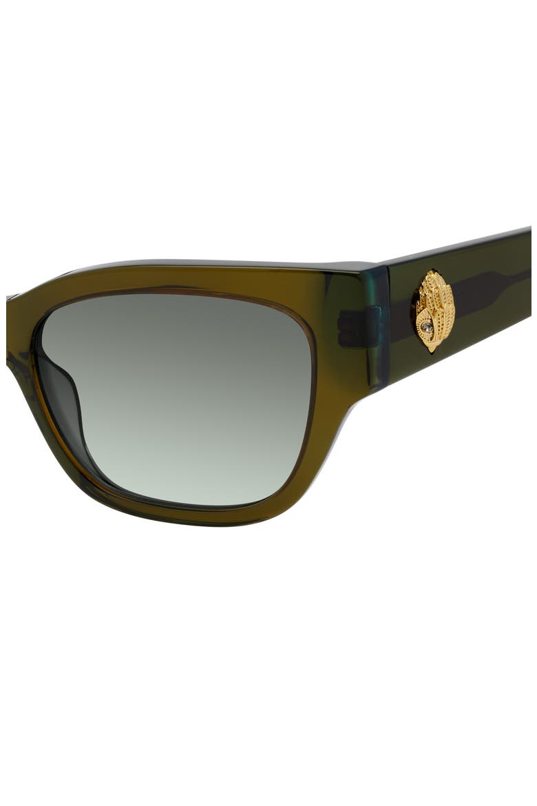 53mm Cat Eye Sunglasses, Alternate, color, KHAKI/ KHAKI GRADIENT