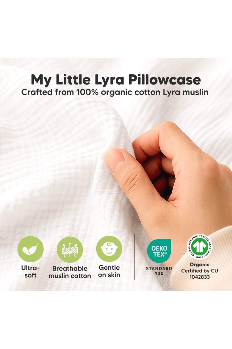 1-Pack My Little Lyra Pillowcase, Alternate, color, Soft White