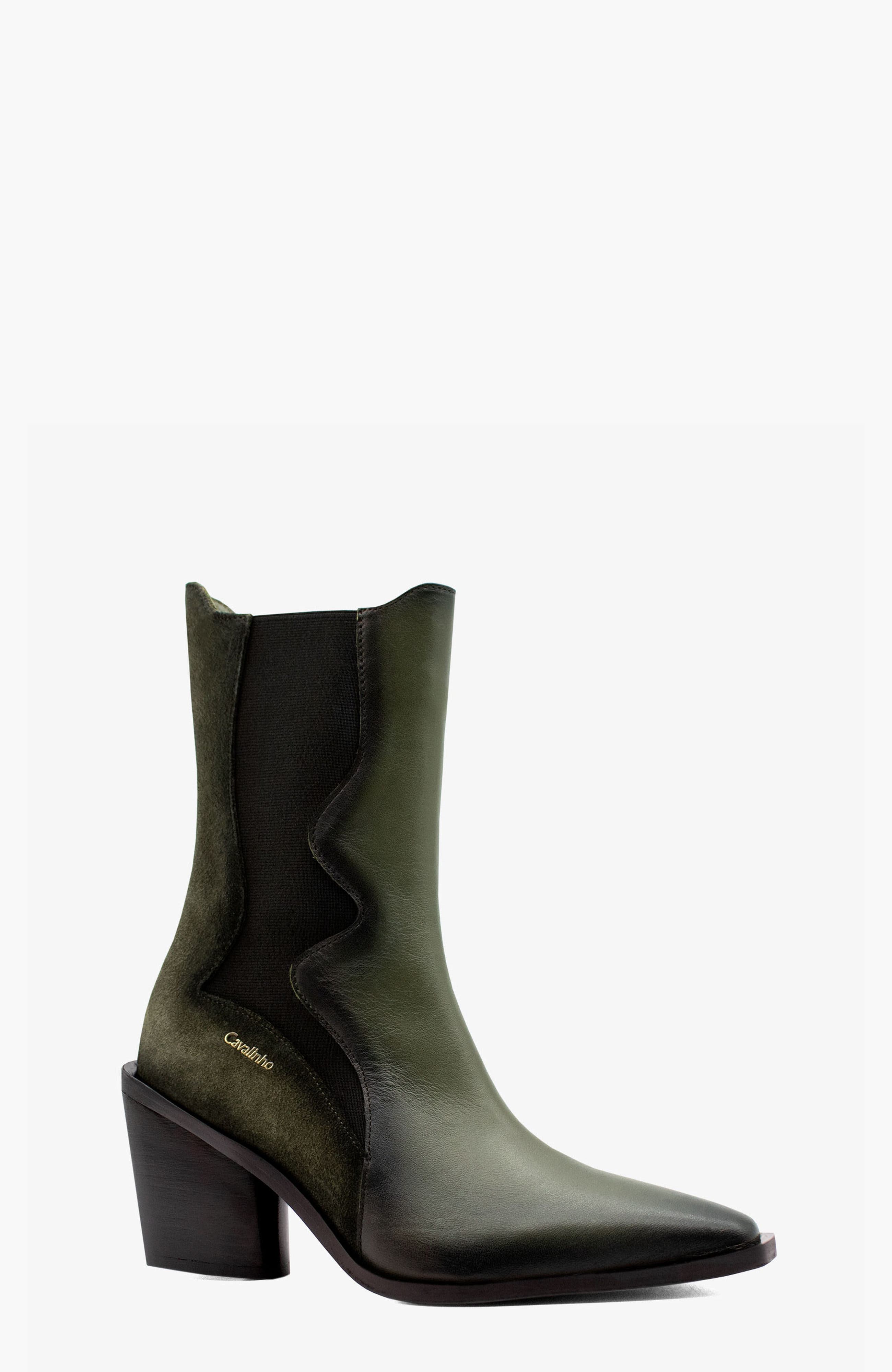 Arizona Suede Boots, Alternate, color, Dark Green