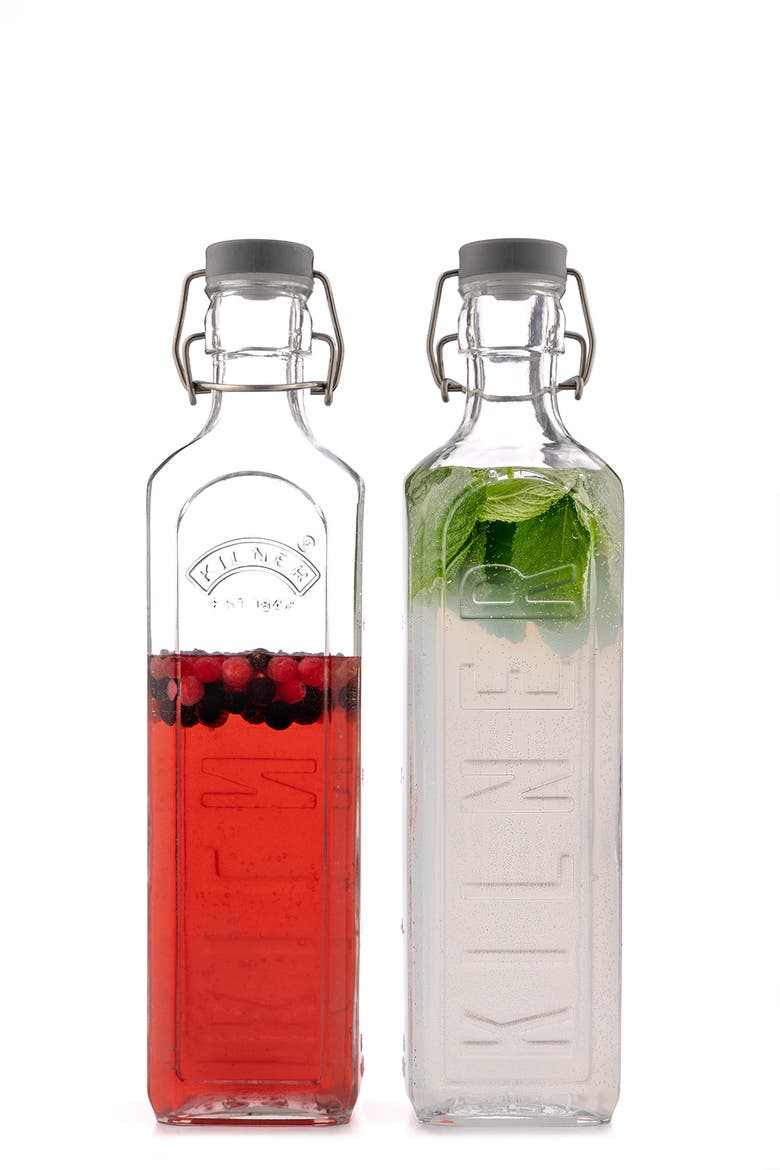 Swing Top Glass Bottle, 10 Ounce, Alternate, color, Clear