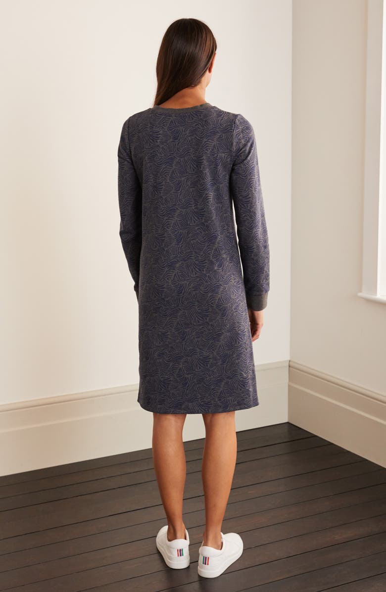 Boden Crewneck Sweatshirt Dress, Alternate, color, 
