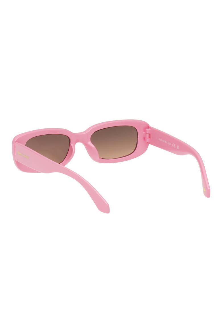 Kids' Rectangular Sunglasses, Alternate, color, ORANGE/PINK