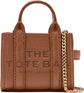 Marc Jacobs The Nano Charm Tote Leather Crossbody Bag
