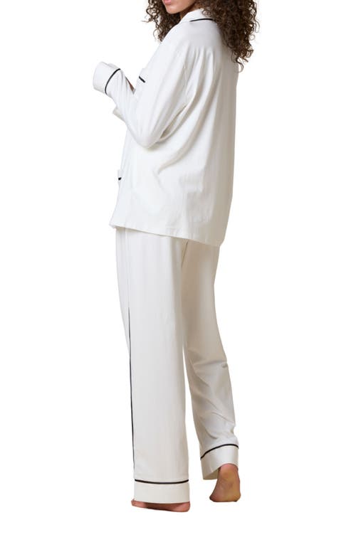 Kip. Kip Bride Stretch Cotton Long Pajama Set