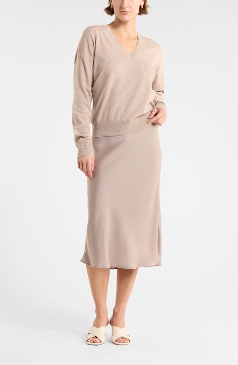 V-Neck Pullover Sweater