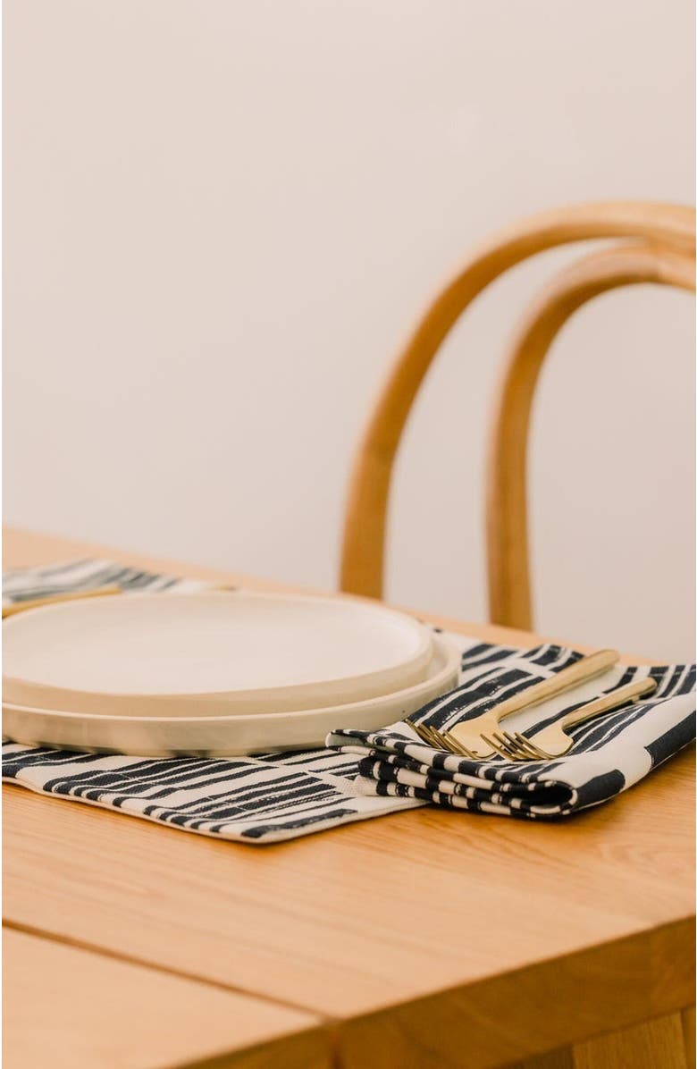 at300nelson Marguerite in Indigo - Single Napkin, Alternate, color, Indigo