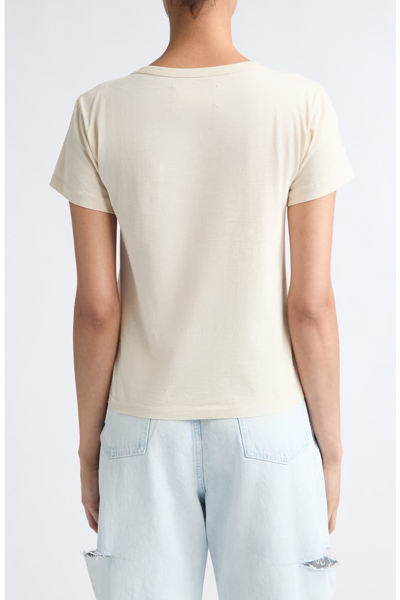 Bird Fitted T-Shirt, Alternate, color, CREAM