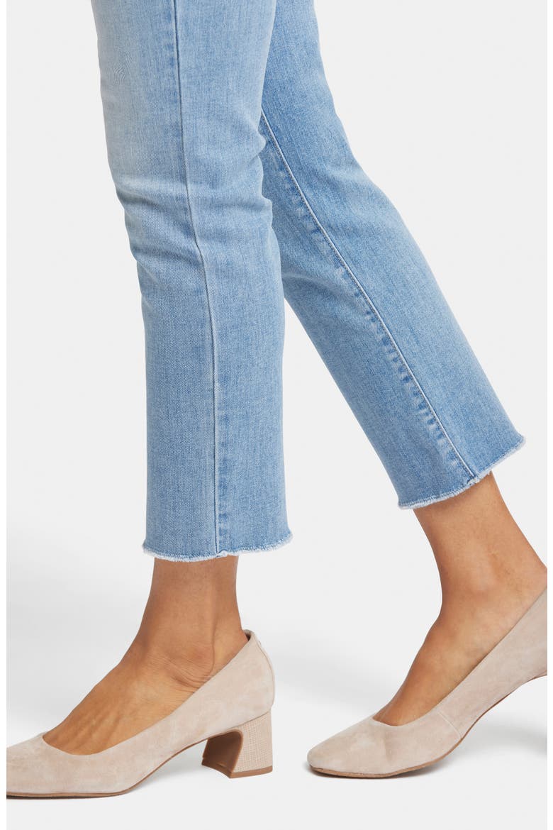 Sheri Fray Hem Ankle Slim Jeans, Alternate, color, BLUE VALLEY