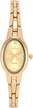 Peugeot Modern Oval Link Bracelet Watch- 30x25MM