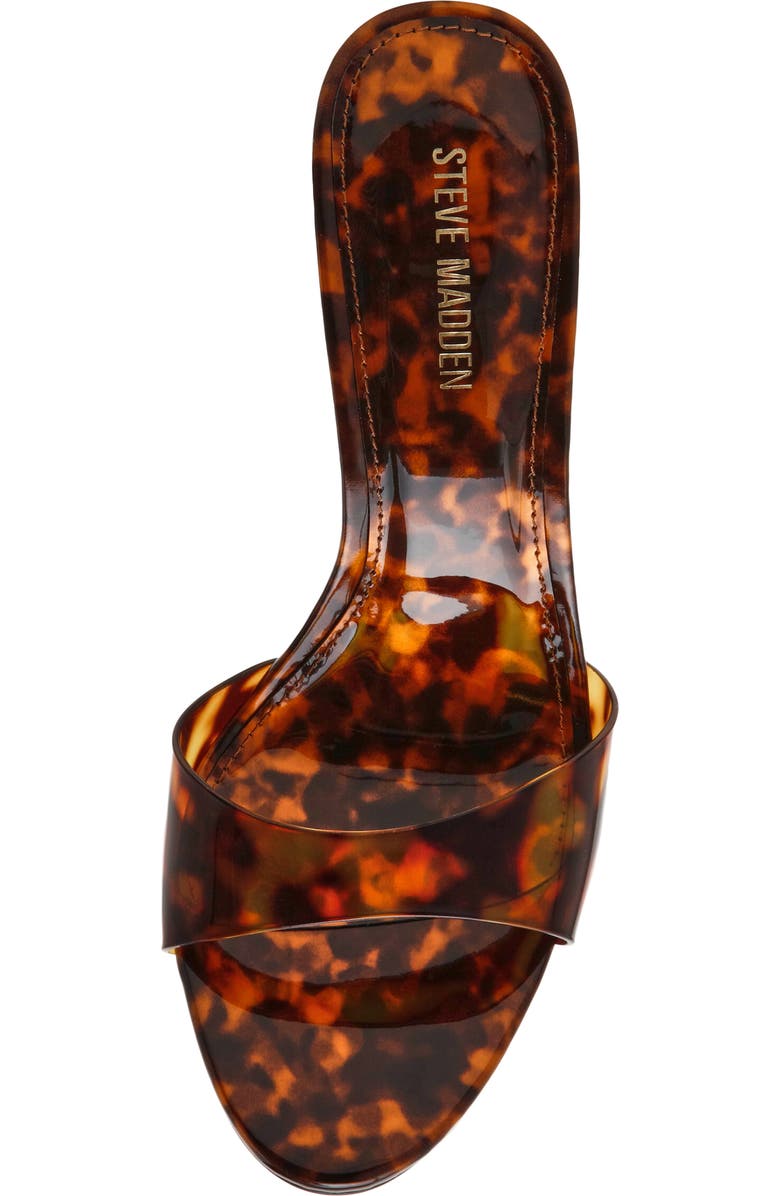 Steve Madden Davina Stiletto Sandal, Alternate, color, Tortoise Patent