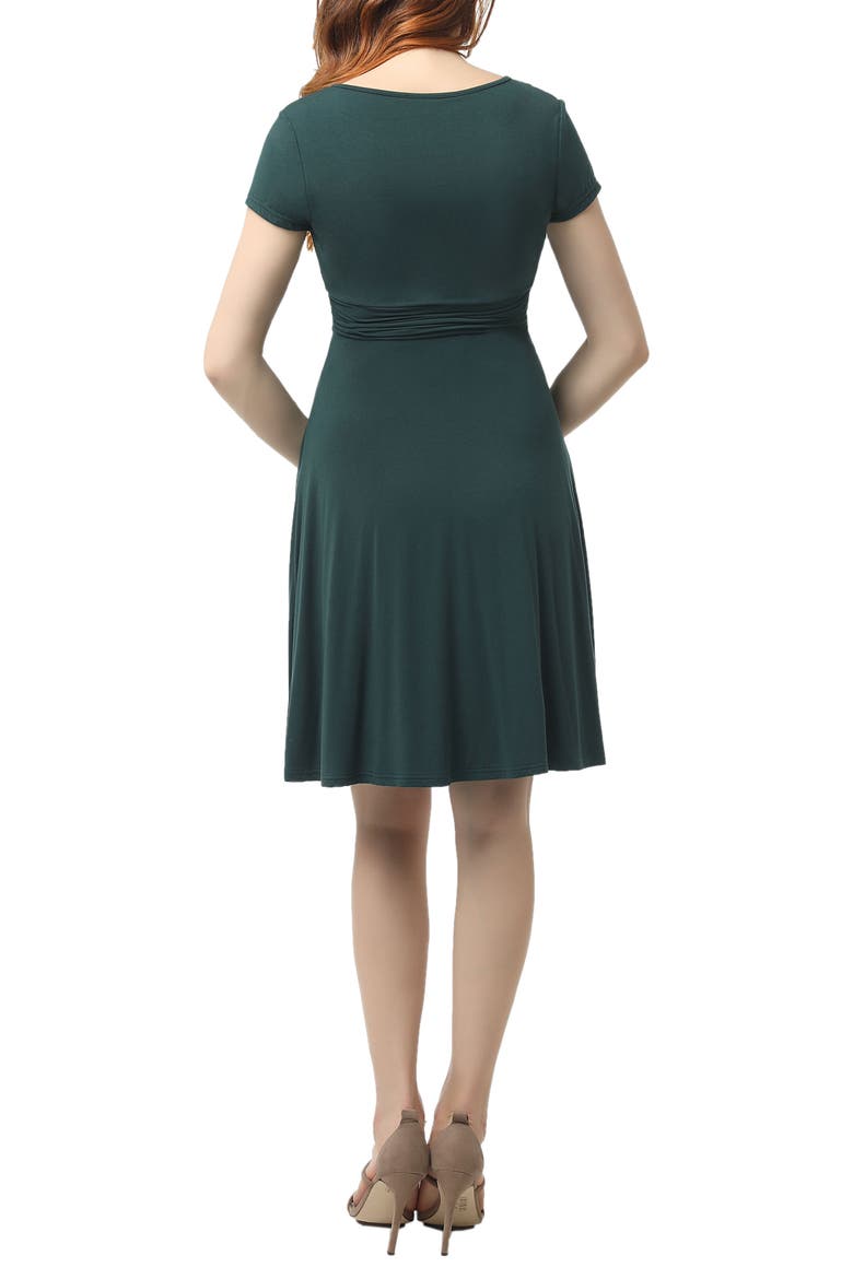 Karly Maternity Dress, Alternate, color, FORREST GREEN
