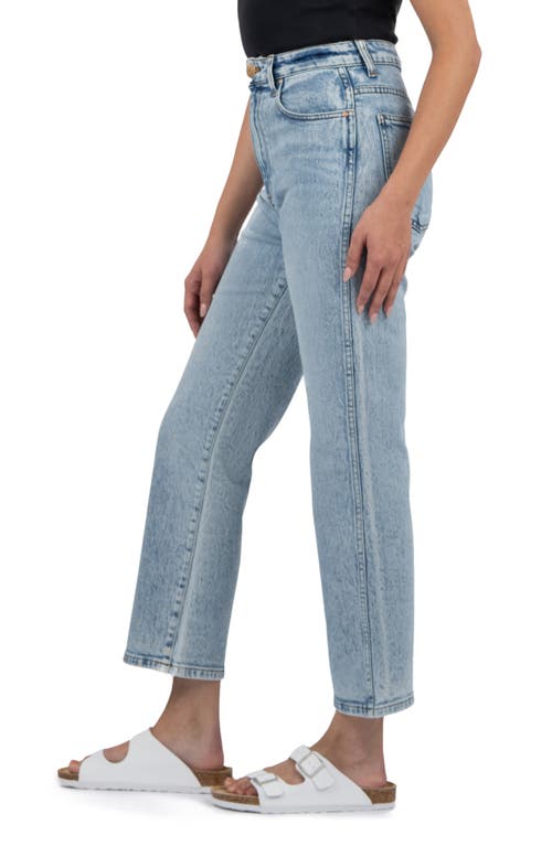 KUT FROM THE KLOTH KUT FROM THE KLOTH MELISSA HIGH WAIST ANKLE STRAIGHT LEG JEANS