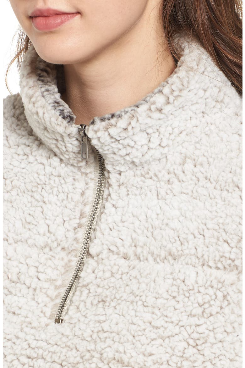 Wubby Fleece Pullover, Alternate, color, IVORY