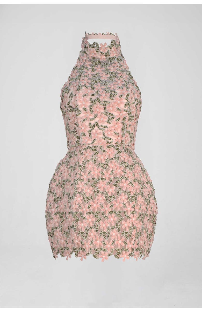 AtoÌr Aida Mini Dress, Alternate, color, Pink/Green