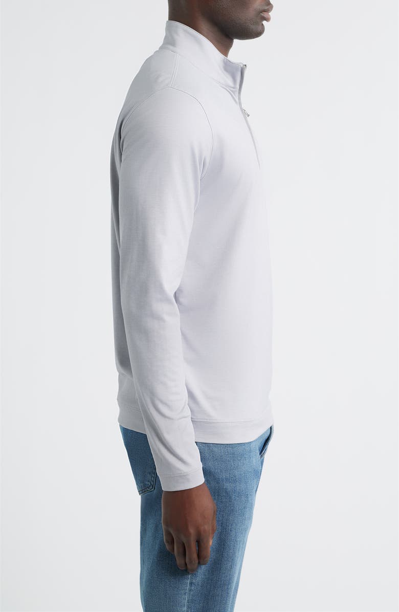 Peter Millar Crown Crafted Albatross Quarter Zip, Alternate, color, Gale Grey