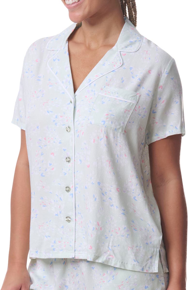 Splendid Print Short Pajamas, Alternate, color, 