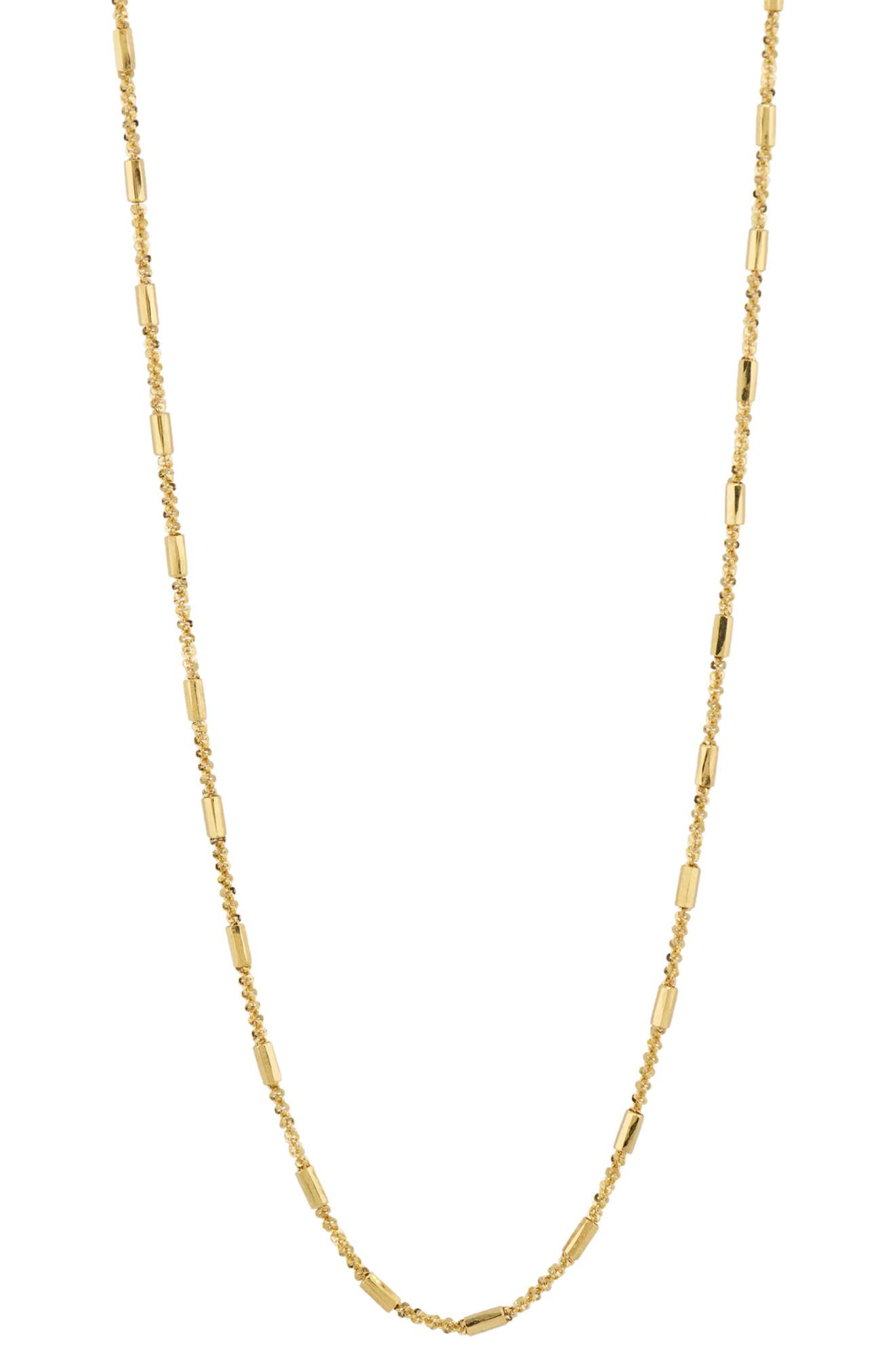 AMERICAN EXCHANGE Bar Station Chain Necklace