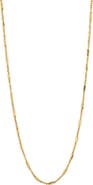 AMERICAN EXCHANGE Bar Station Chain Necklace