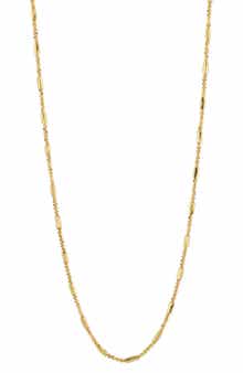 AMERICAN EXCHANGE Bar Station Chain Necklace
