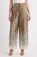 KOBI HALPERIN Print Ombré Wide Leg Pants