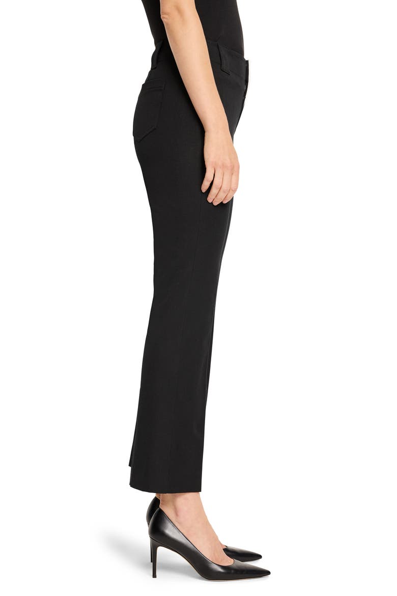 Plaza Ankle Demi Bootcut Pants, Alternate, color, BLACK ONYX