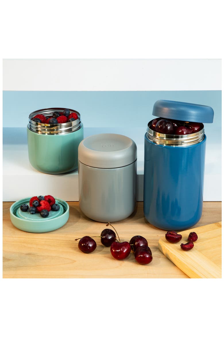 Leo 3-Piece Food Container Set, Alternate, color, MULTICOLOR