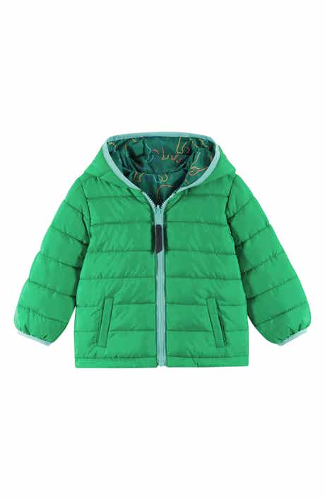 Andy & Evan Reversible Hooded Puffer Jacket