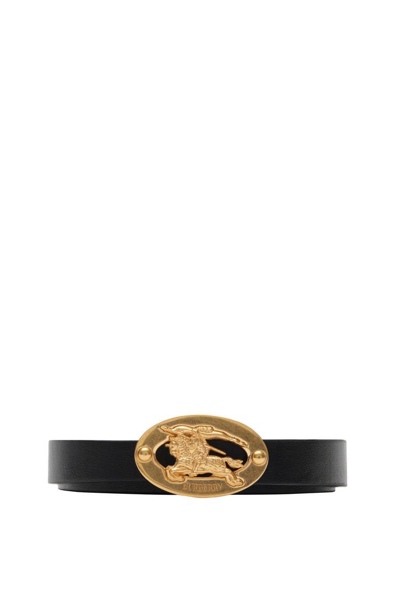Reversible Leather Oval Belt, Main, color, Black/hazel