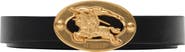 Burberry Thin Reversible Leather Knight Stamp Belt