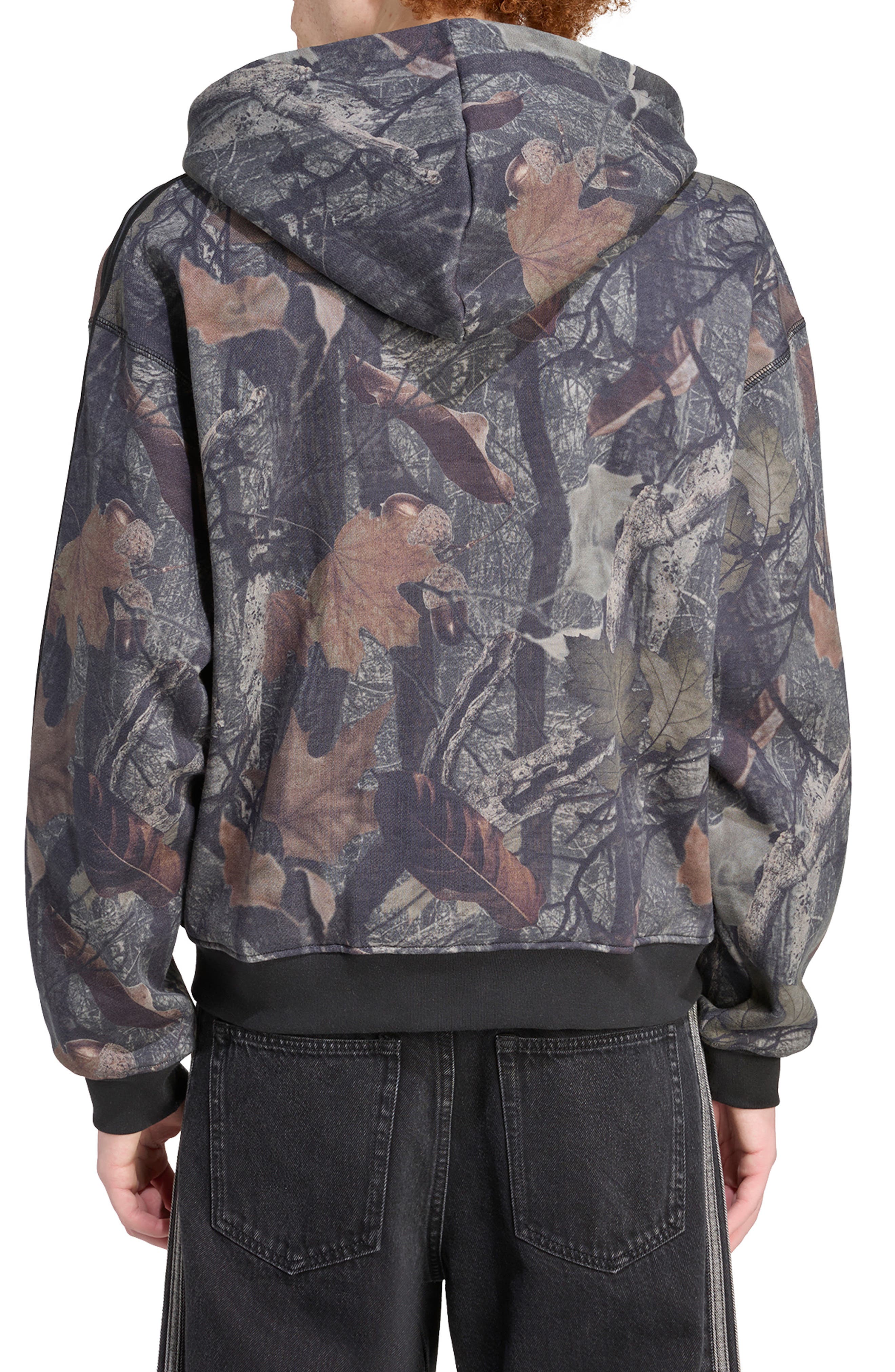 Camo Fleece Zip Hoodie (Men) | Nordstrom