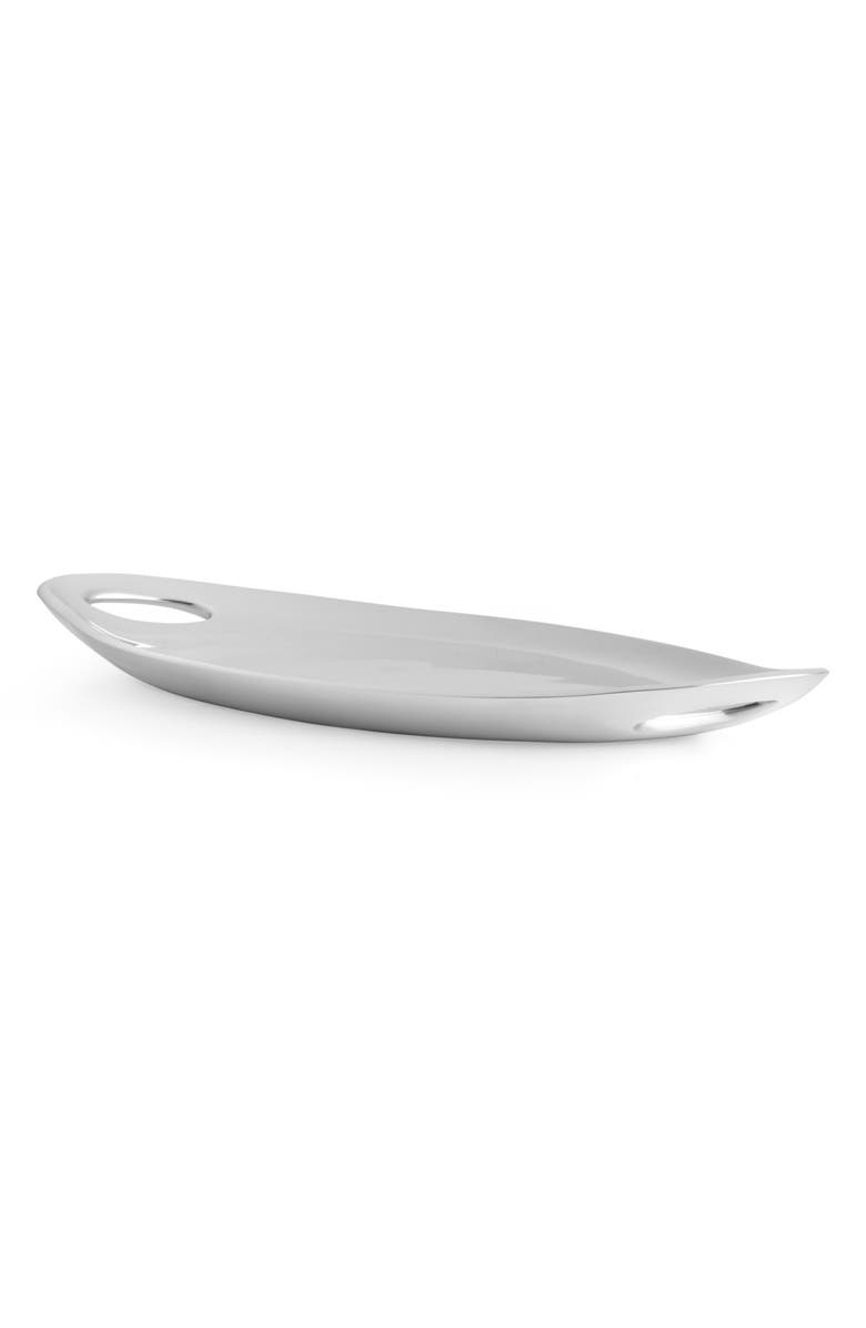 Nambé Portables Tray, Alternate, color, Silver