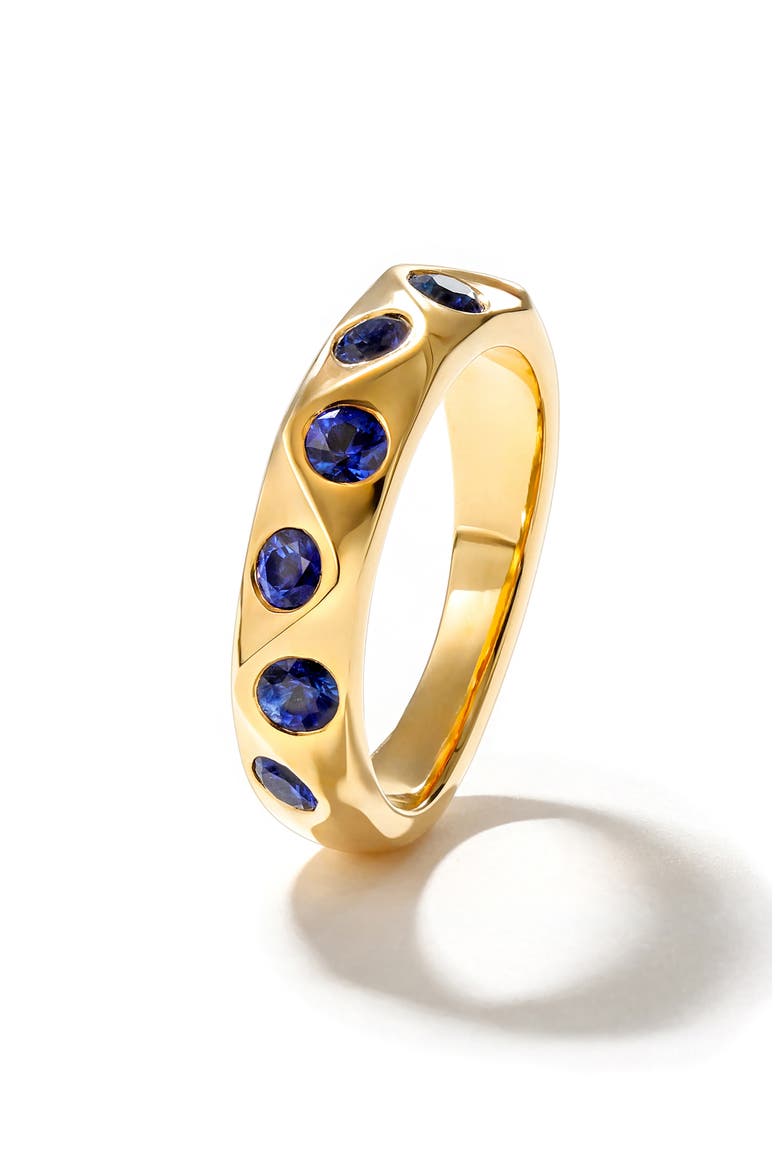Sculpted Wave Ring, Alternate, color, SAPPHIRE