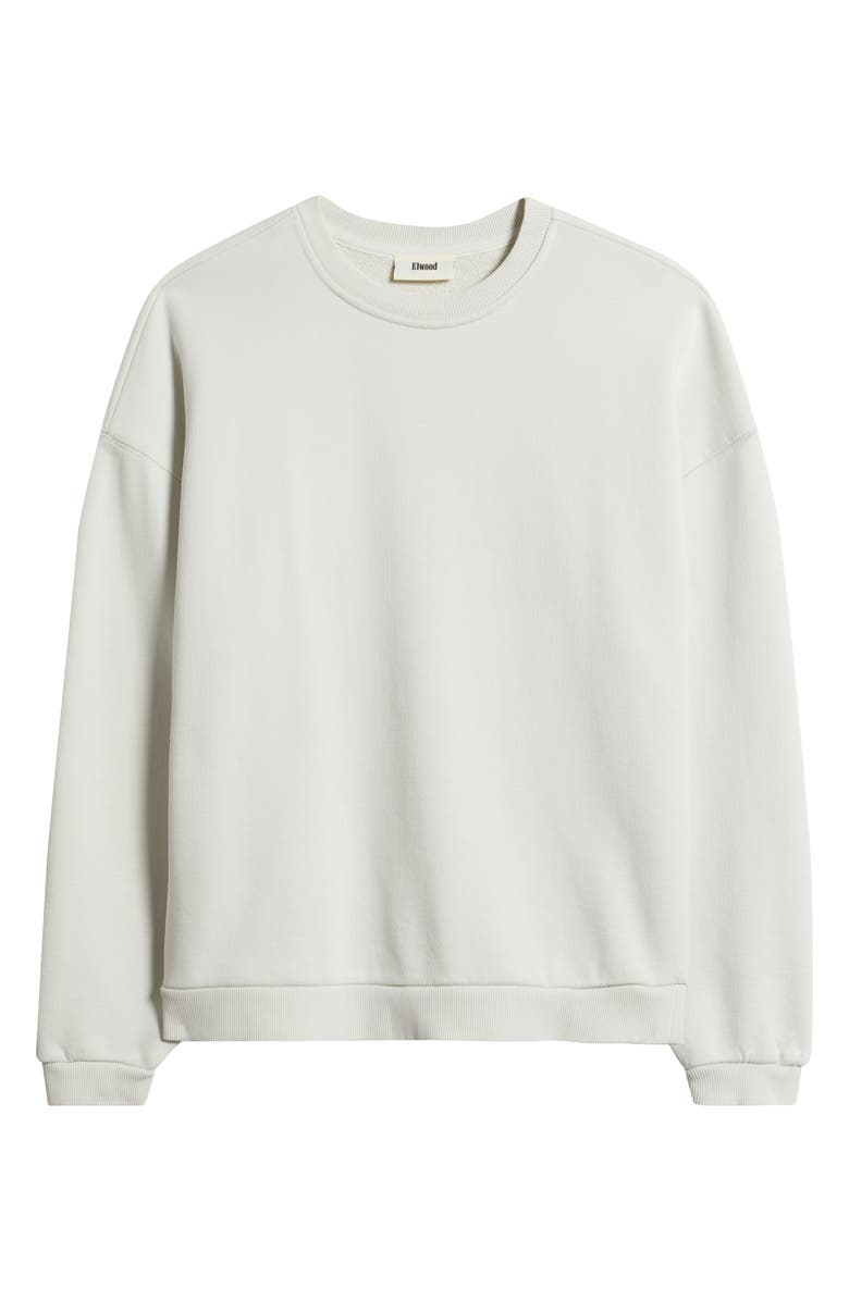 Elwood Core Oversize Crew Sweatshirt, Alternate, color, Vintage White