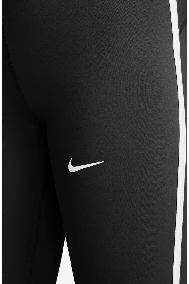 Kids' Dri-FIT Training Capri Pants, Alternate, color, 010 BLACK/BLACK/WHITE/WHITE