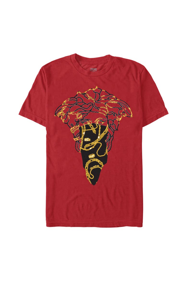 Men's Crooks & Castles Medusa Bandana  Graphic T-Shirt, Main, color, Red