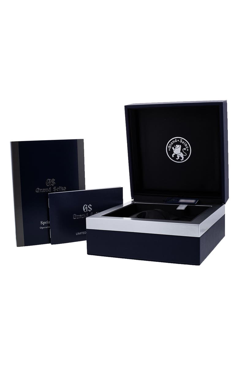 Watchfinder & Co. Grand Seiko Preowned 2021 Spring Drive SBGC205 Bracelet Watch, 43.5mm, Alternate, color, Black