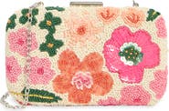 Collection XIIX Beaded Floral Minaudiere