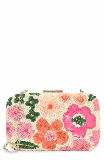 Beaded Floral Minaudiere
