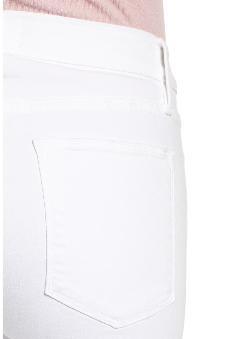 Le High Flare Jeans, Alternate, color, BLANC