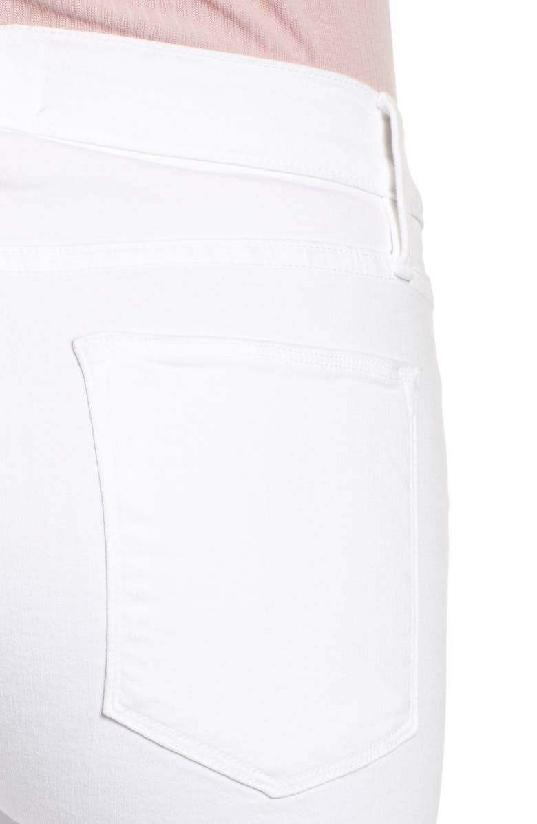 FRAME Le High Flare Jeans, Alternate, color, Blanc