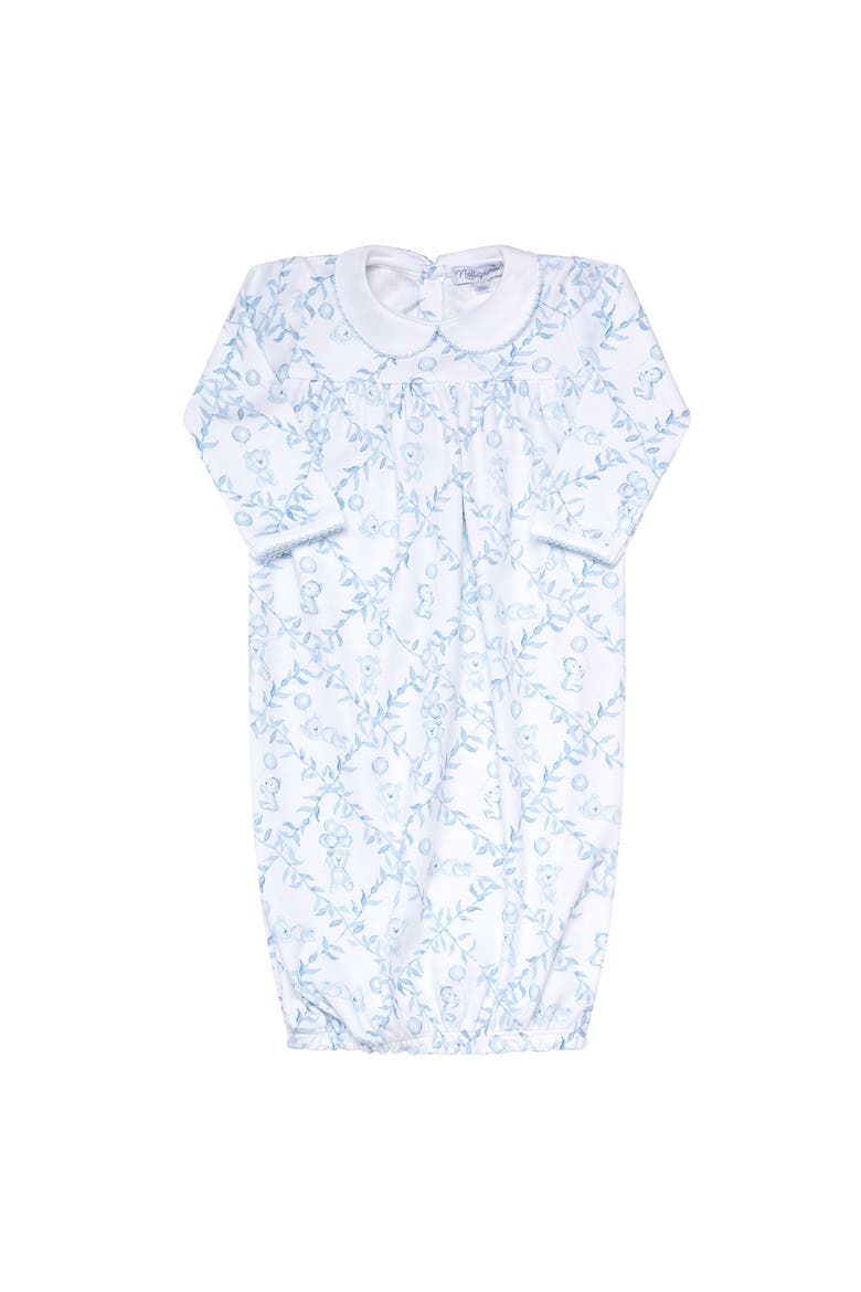 Blue Bears Trellace Baby Gown - Baby, Alternate, color, Blue