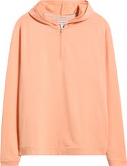 Peter Millar Pine Quarter Zip Performance Hoodie