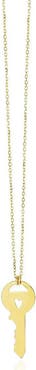 The Lovery Fine Jewelry Gold Key Heart Necklace
