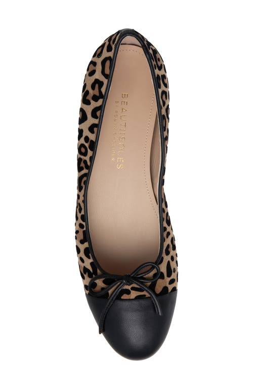 Beautiisoles Beatrice Cap Toe Pump In Leopard