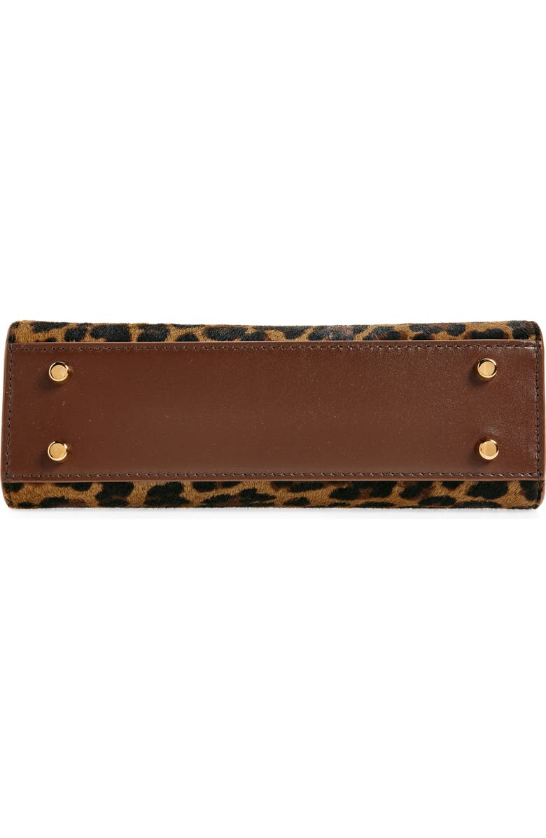 Versace Small Medusa 95 Leopard Print Genuine Calf Hair Tote, Alternate, color,