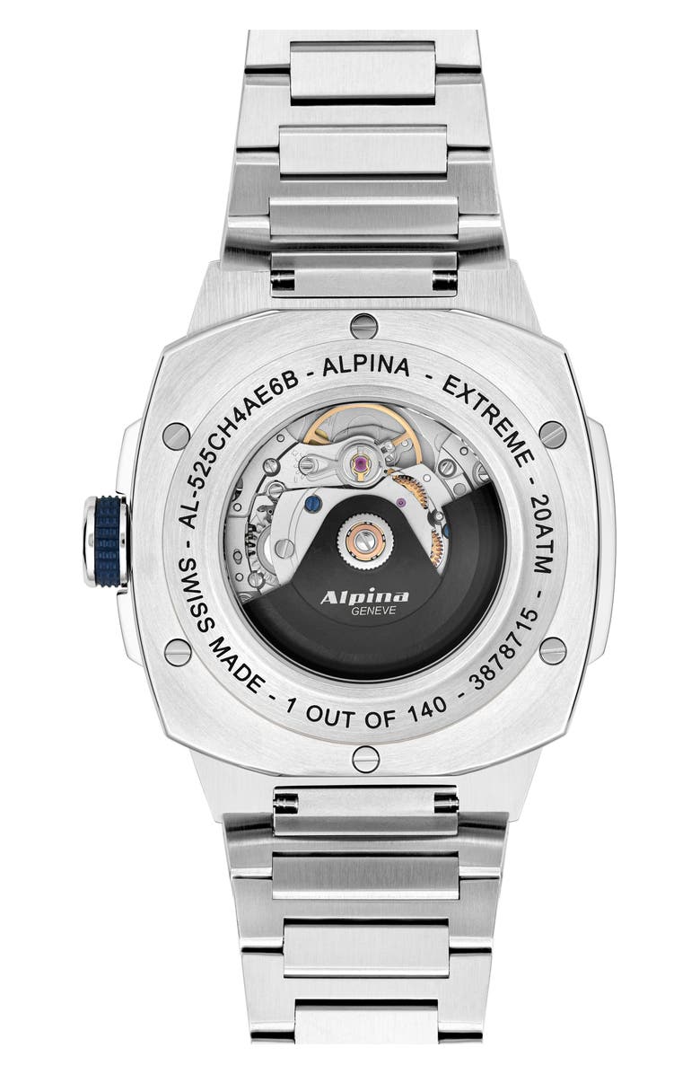 ALPINA Alpiner Extreme Automatic Bracelet Watch, 41mm, Alternate, color, 