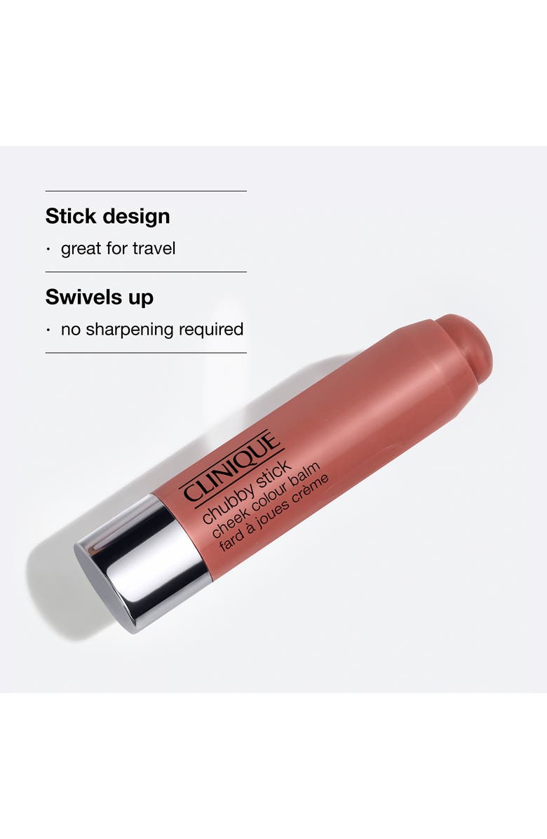 Clinique Chubby Stick Cheek Color Balm Cream Blush, Alternate, color, Ampd Up Apple