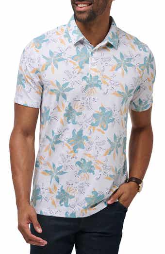 TravisMathew Paradise Peak Floral Cotton Blend Polo
