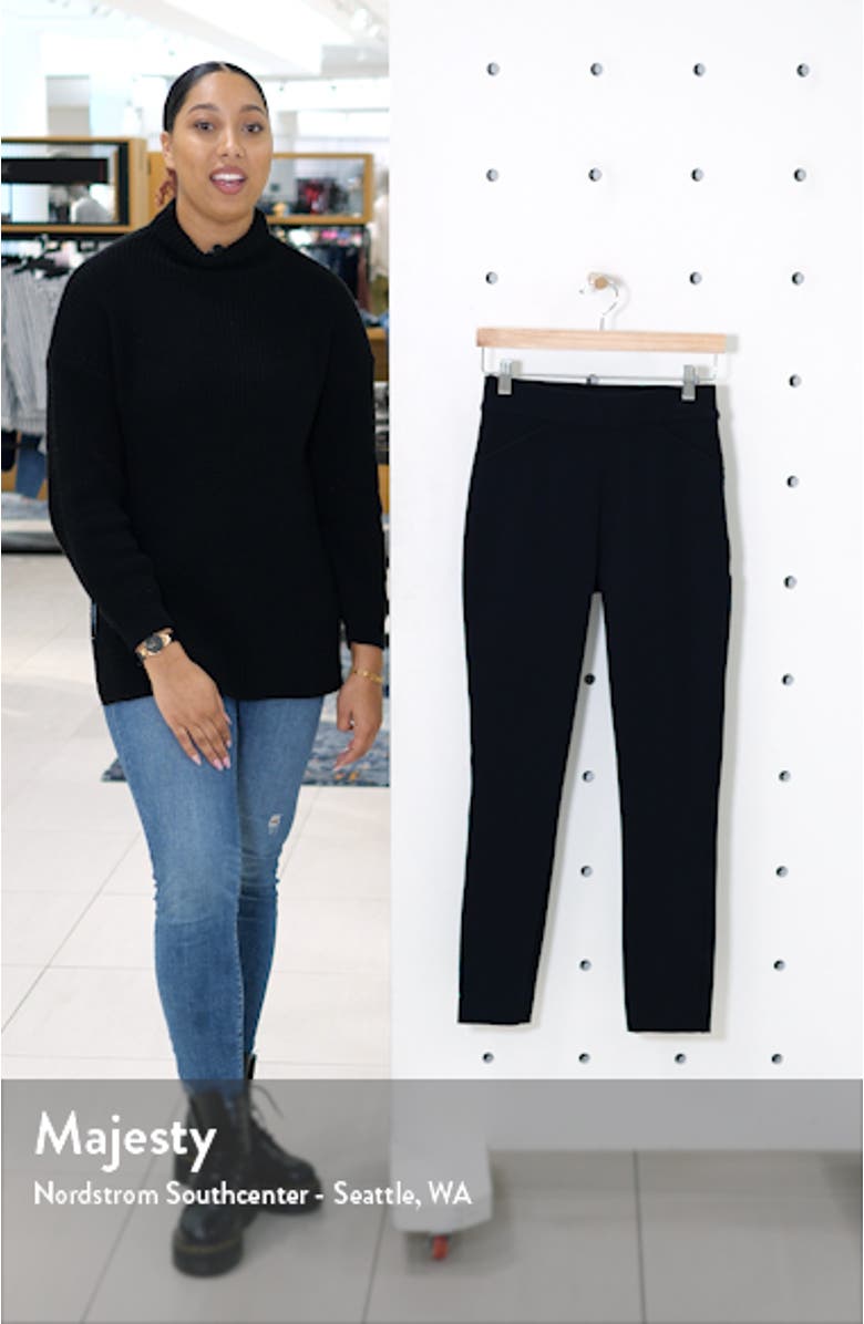 The Perfect Black Pant Back Seam Skinny Pants